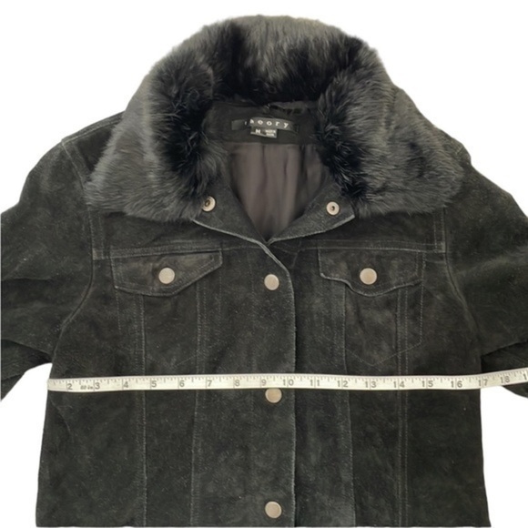 Theory Real Fur Leather Jacket - Picture 4 of 12